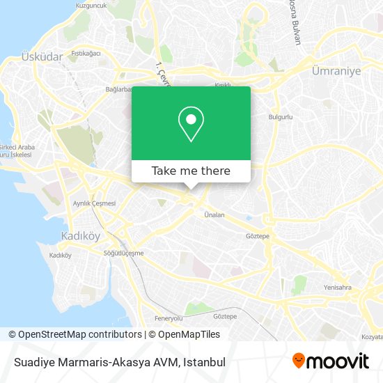 Suadiye Marmaris-Akasya AVM map