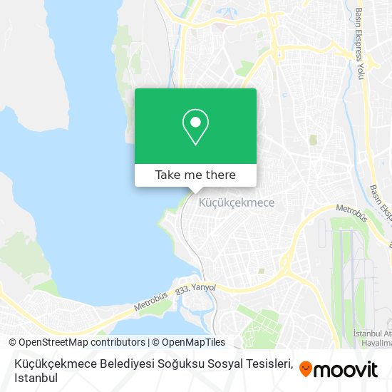 Küçükçekmece Belediyesi Soğuksu Sosyal Tesisleri map