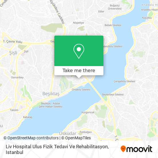 Liv Hospital Ulus Fizik Tedavi Ve Rehabilitasyon map