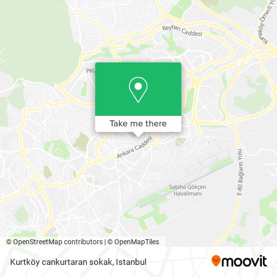 Kurtköy cankurtaran sokak map