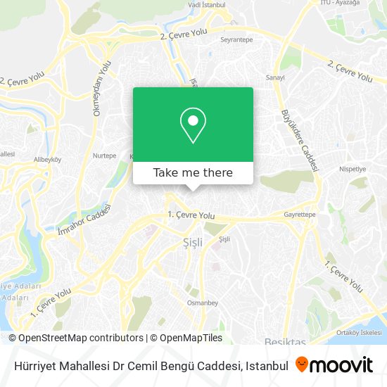 Hürriyet Mahallesi Dr Cemil Bengü Caddesi map