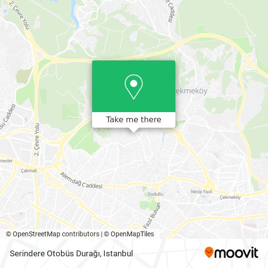 Serindere Otobüs Durağı map