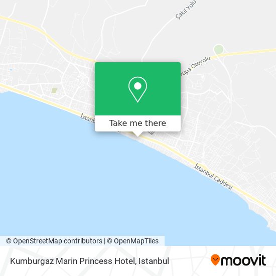 Kumburgaz Marin Princess Hotel map