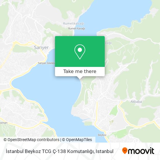 İstanbul  Beykoz TCG Ç-138 Komutanlığı map