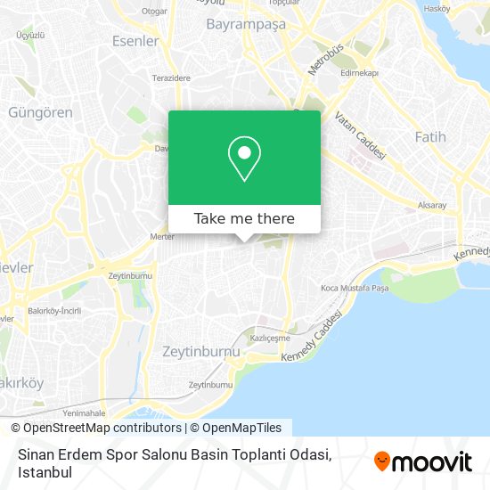 Sinan Erdem Spor Salonu Basin Toplanti Odasi map