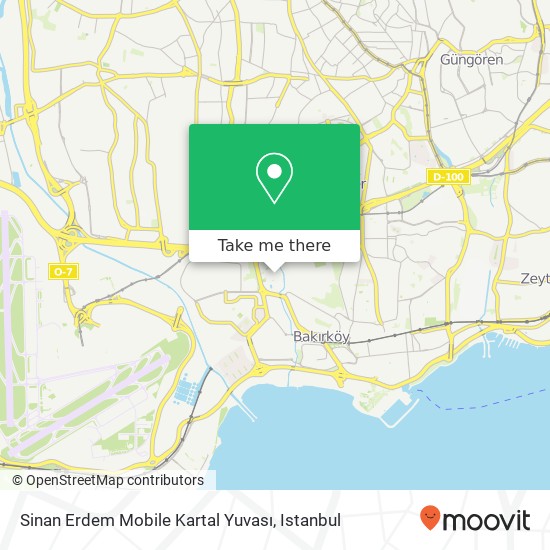 Sinan Erdem Mobile Kartal Yuvası map