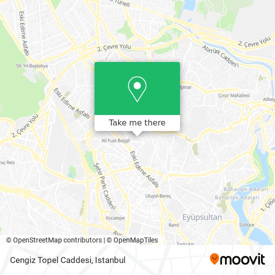 Cengiz Topel Caddesi map