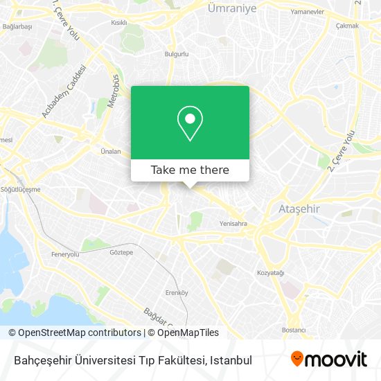 Bahçeşehir Üniversitesi Tıp Fakültesi map