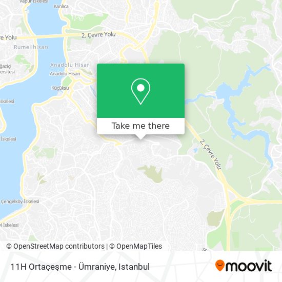 11H Ortaçeşme - Ümraniye map