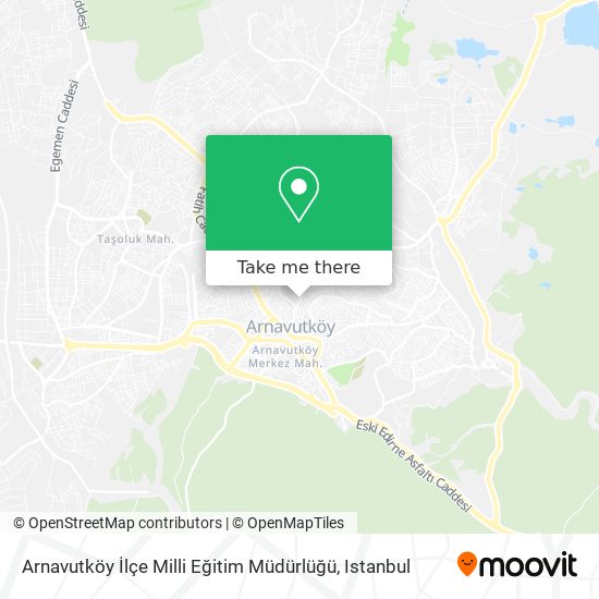 Arnavutköy İlçe  Milli Eğitim Müdürlüğü map