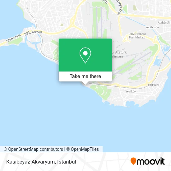 Kaşıbeyaz Akvaryum map