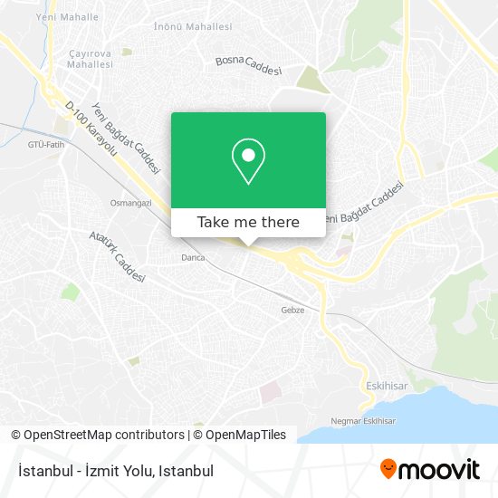 İstanbul - İzmit Yolu map