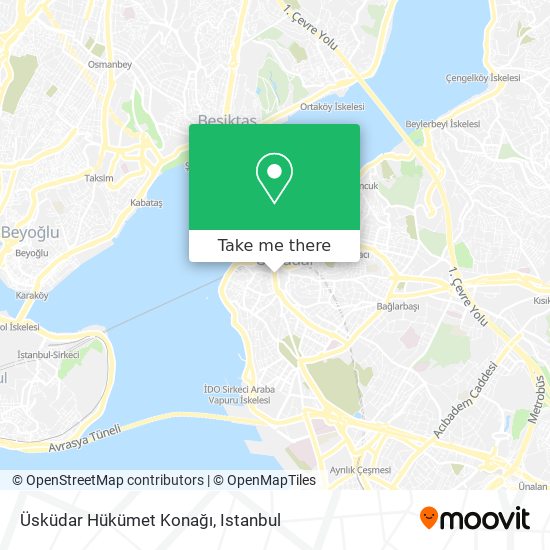 Üsküdar Hükümet Konağı map