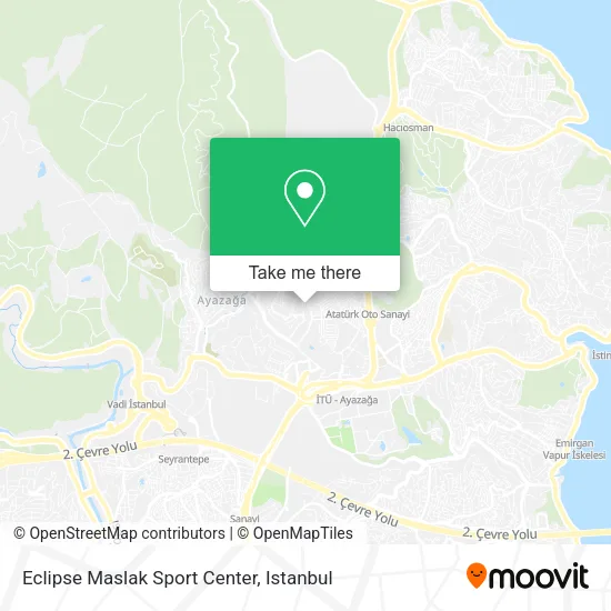 Eclipse Maslak Sport Center map
