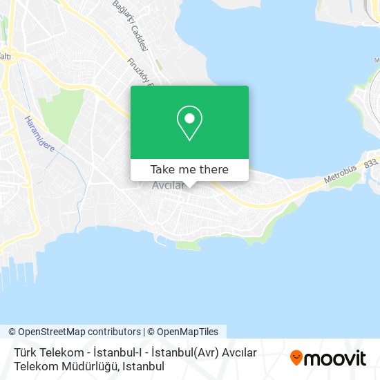 Türk Telekom - İstanbul-I - İstanbul(Avr) Avcılar Telekom Müdürlüğü map