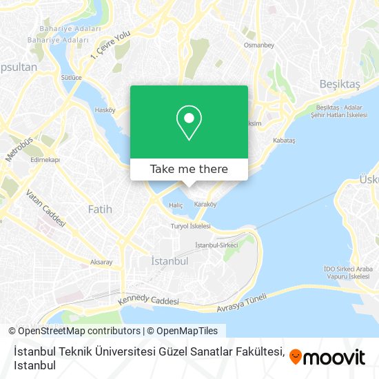 İstanbul Teknik Üniversitesi Güzel Sanatlar Fakültesi map
