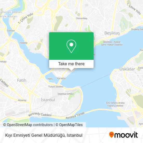 Kıyı Emniyeti Genel Müdürlüğü map
