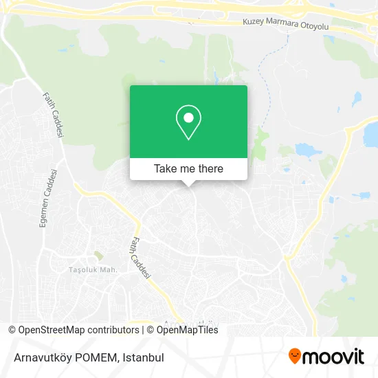 Arnavutköy POMEM map