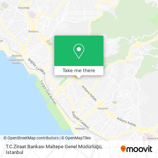 T.C.Ziraat Bankası Maltepe Genel Müdürlüğü map