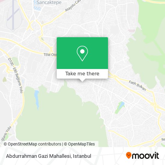 Abdurrahman Gazi Mahallesi map