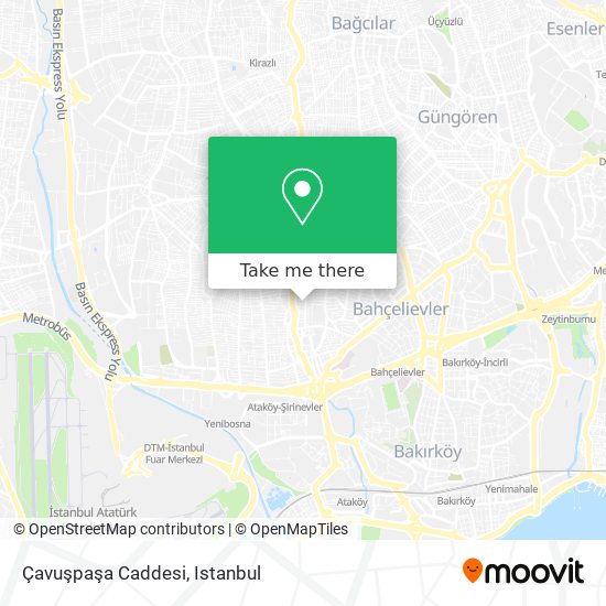 Çavuşpaşa Caddesi map