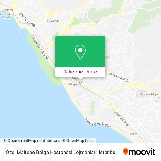 Özel Maltepe Bölge Hastanesi Lojmanları map