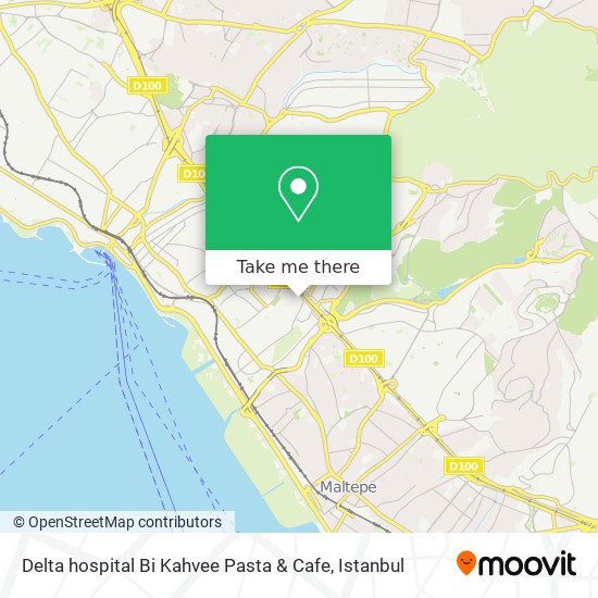 Delta hospital Bi Kahvee Pasta & Cafe map
