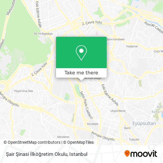 Şair Şinasi İlköğretim Okulu map