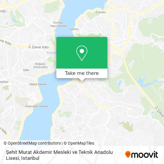 Şehit Murat Akdemir Mesleki ve Teknik Anadolu Lisesi map