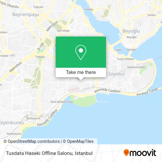 Tusdata Haseki Offline Salonu map