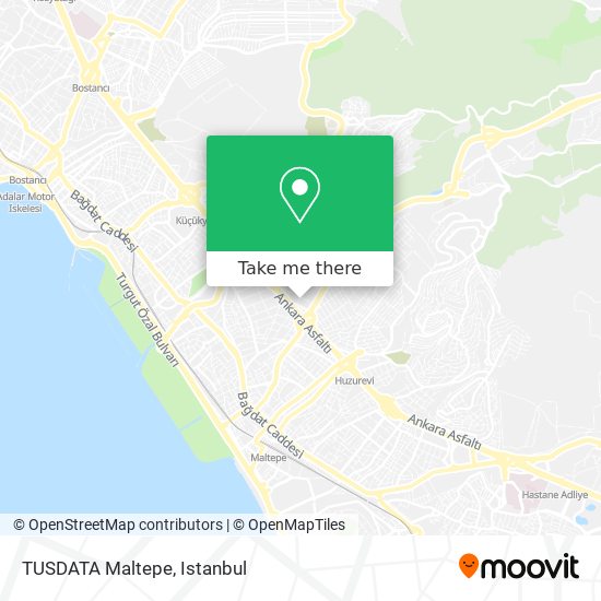 TUSDATA Maltepe map