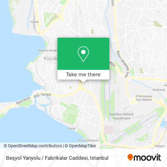 Beşyol Yanyolu / Fabrikalar Caddesi map