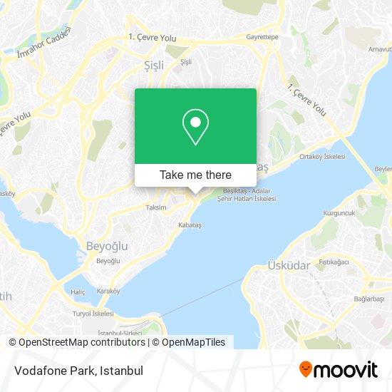 Vodafone Park map