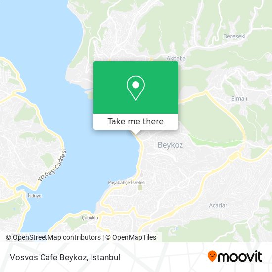 Vosvos Cafe Beykoz map