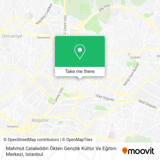 Mahmut Celaleddin Ökten Gençlik  Kültür Ve Eğitim Merkezi map