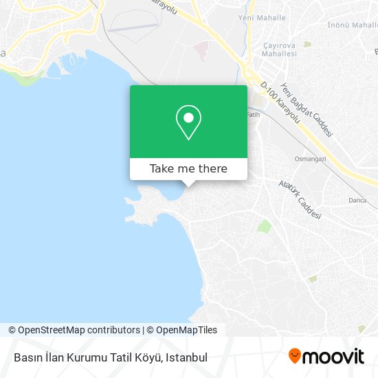 Basın İlan Kurumu Tatil Köyü map