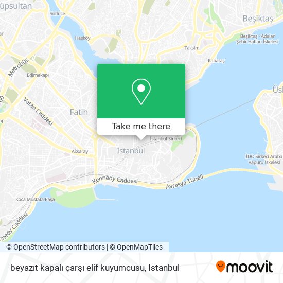 beyazıt kapalı çarşı elif kuyumcusu map