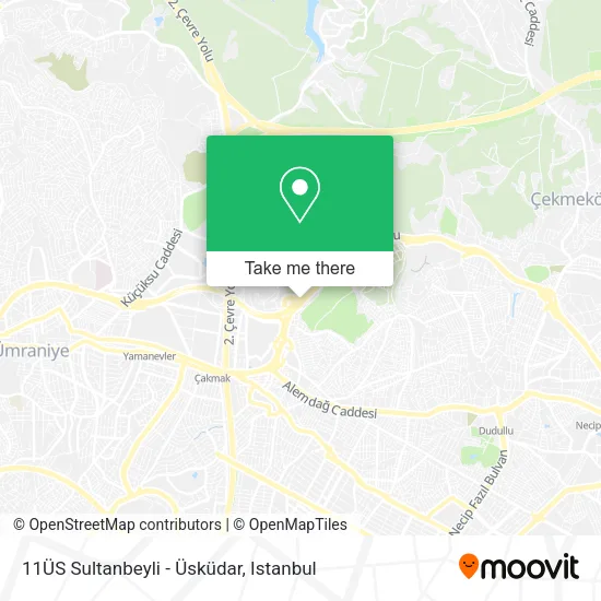 11ÜS Sultanbeyli - Üsküdar map
