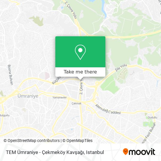 TEM Ümraniye - Çekmeköy Kavşağı map