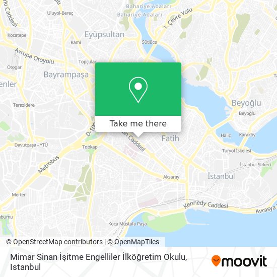 Mimar Sinan İşitme Engelliler İlköğretim Okulu map