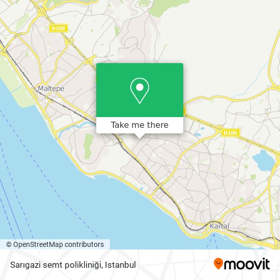 Sarıgazi semt polikliniği map