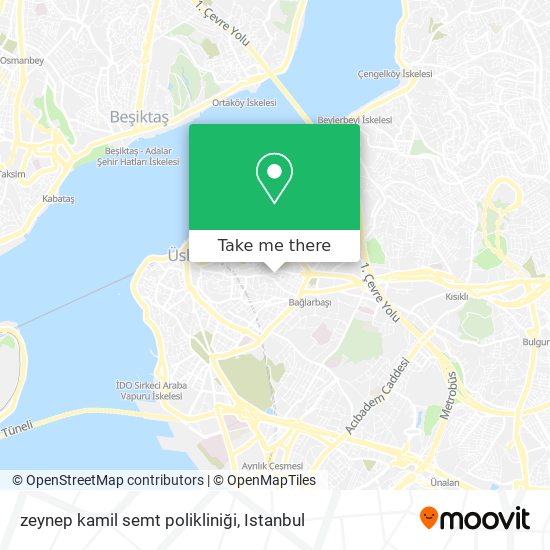 zeynep kamil semt polikliniği map