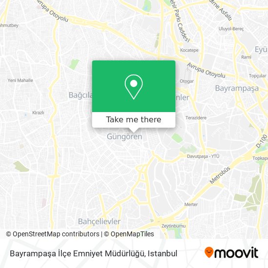Bayrampaşa İlçe Emniyet Müdürlüğü map