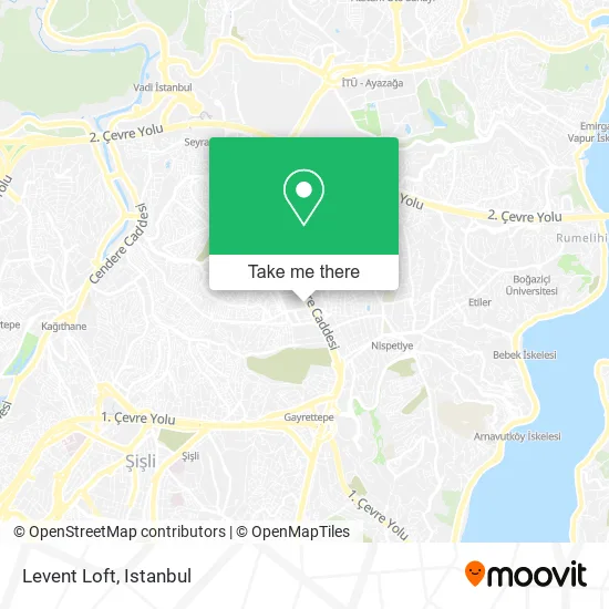 Levent Loft map