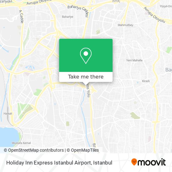 Holiday Inn Express Istanbul Airport map