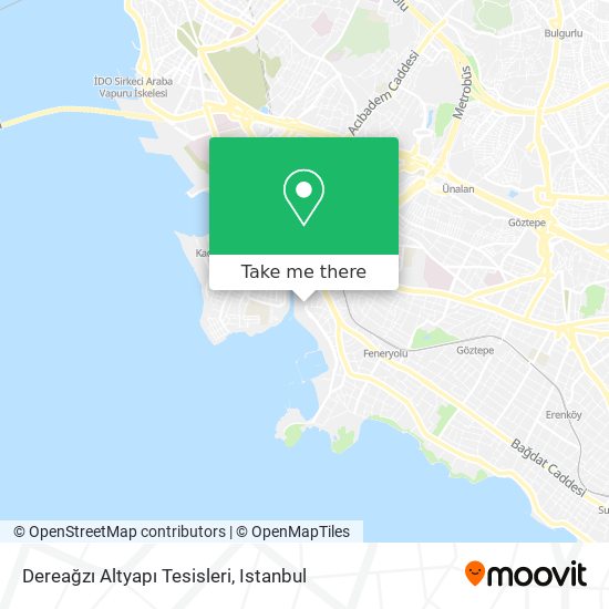 Dereağzı Altyapı Tesisleri map