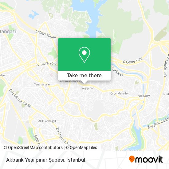 Akbank Yeşilpınar Şubesi map