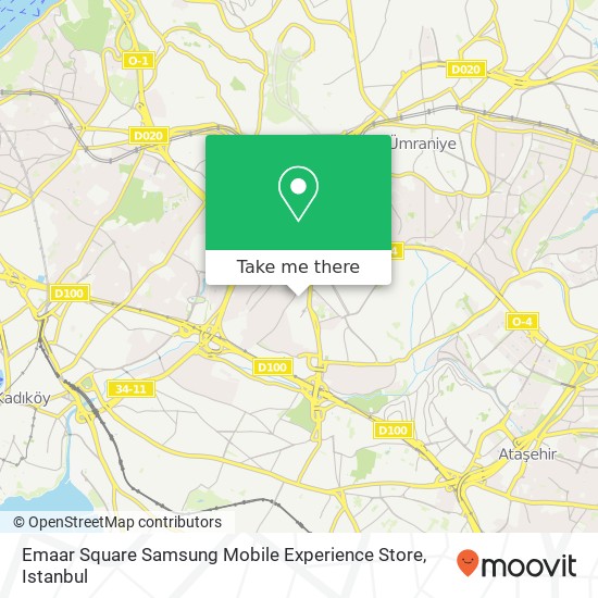 Emaar Square Samsung Mobile Experience Store map