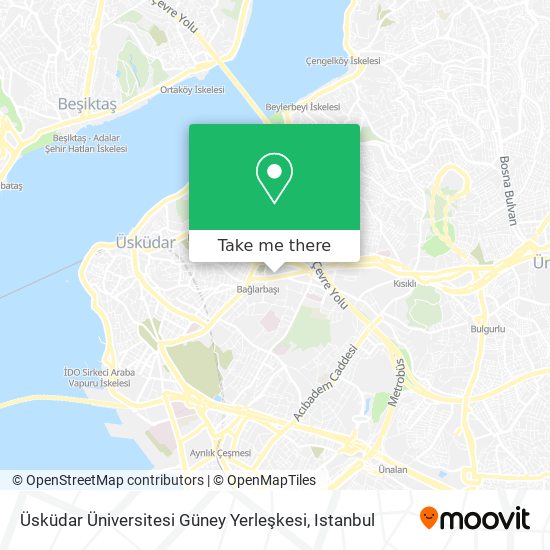 Üsküdar Üniversitesi Güney Yerleşkesi map