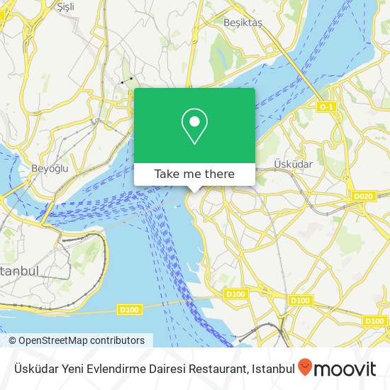 Üsküdar Yeni Evlendirme Dairesi Restaurant map